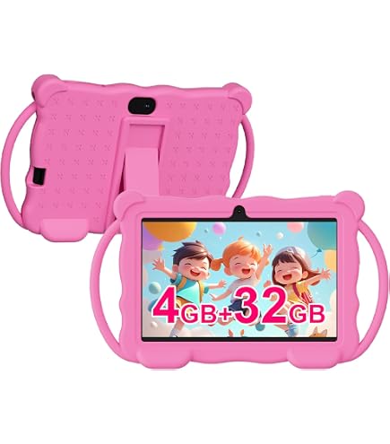 Amazon.co.jp: NEWISION 7インチ キッズ用タブレット ケース付 32GB